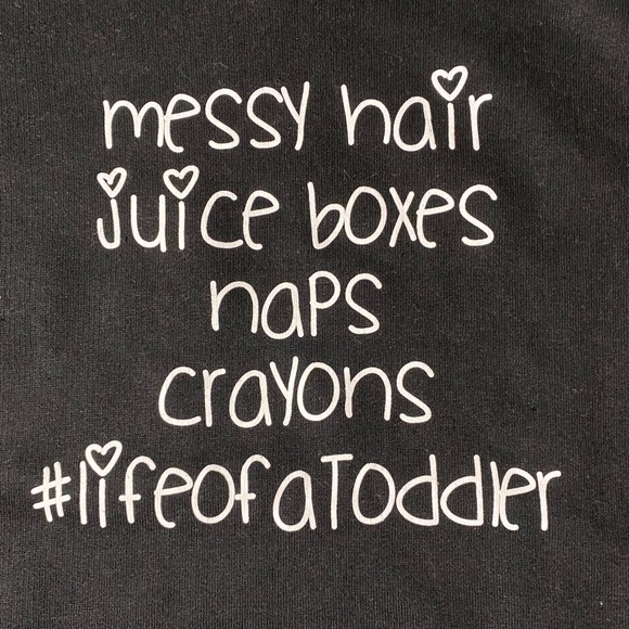 Life of a Toddler Hoodie - Black - Picture 2 of 3